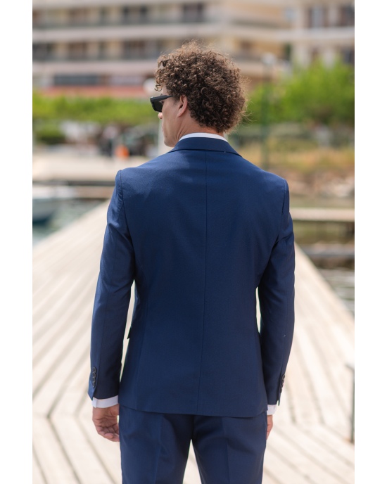 Κοστούμι Vittorio Juliano μπλε SLIM FIT