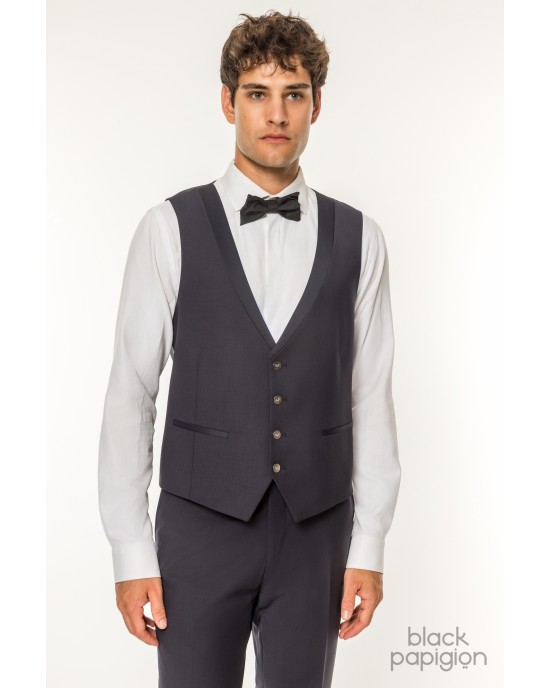 Κοστούμι 19V69 Italia Versace Abbigliamento Adriano μπλε SLIM FIT