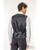 Κοστούμι 19V69 Italia Versace Abbigliamento Adriano μπλε SLIM FIT