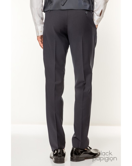 Κοστούμι 19V69 Italia Versace Abbigliamento Adriano μπλε SLIM FIT