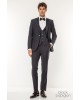 Κοστούμι 19V69 Italia Versace Abbigliamento Adriano μπλε SLIM FIT