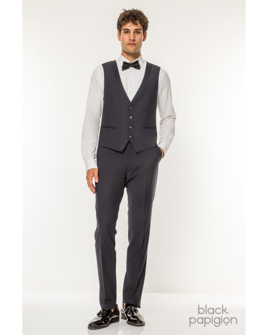 Κοστούμι 19V69 Italia Versace Abbigliamento Adriano μπλε SLIM FIT