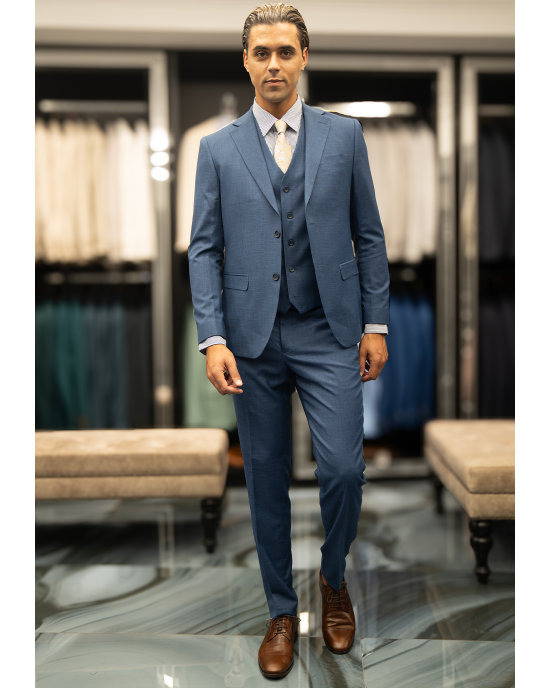 Κοστούμι Artisti Italiani μπλε SLIM FIT