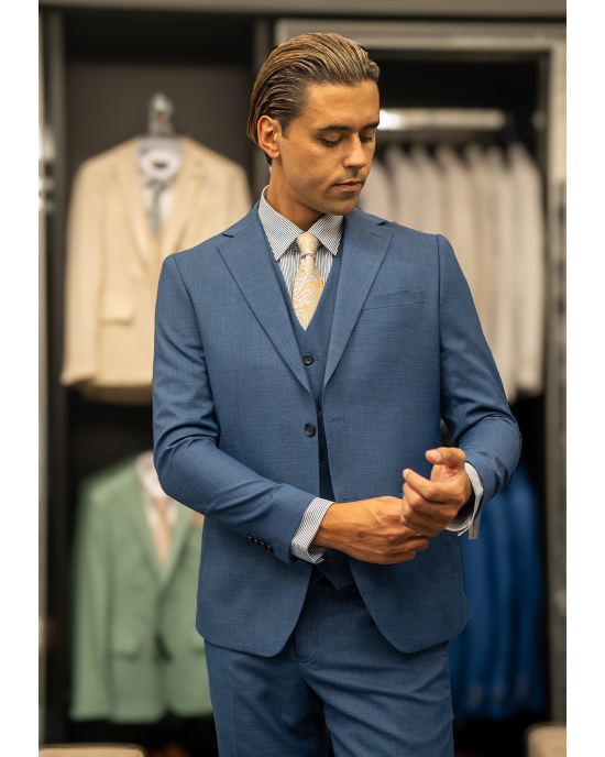 Κοστούμι Artisti Italiani μπλε SLIM FIT