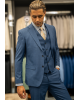 Κοστούμι Artisti Italiani μπλε SLIM FIT