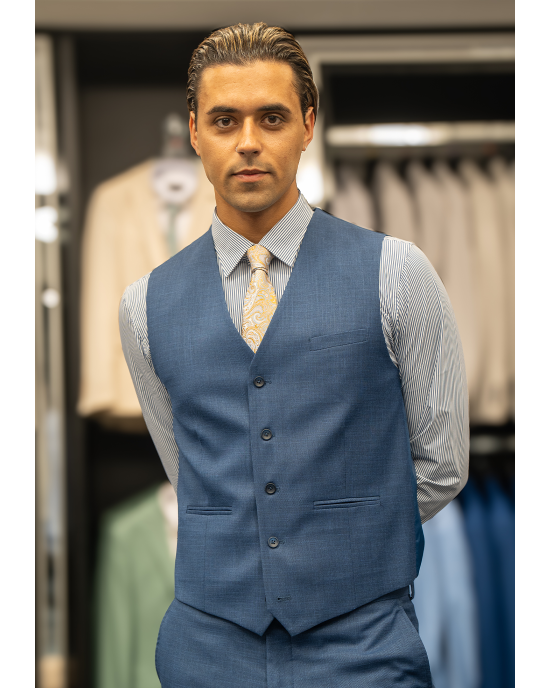 Κοστούμι Artisti Italiani μπλε SLIM FIT