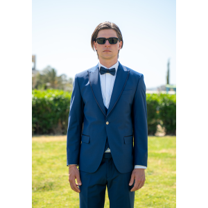 Κοστούμι 19V69 Italia Versace Abbigliamento Antonio μπλε