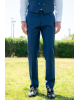 Κοστούμι 19V69 Italia Versace Abbigliamento Antonio μπλε SLIM FIT