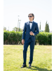 Κοστούμι 19V69 Italia Versace Abbigliamento Antonio μπλε SLIM FIT