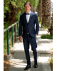 Κοστούμι 19V69 Italia Versace Abbigliamento Antonio μπλε SLIM FIT