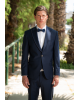 Κοστούμι 19V69 Italia Versace Abbigliamento Antonio μπλε SLIM FIT