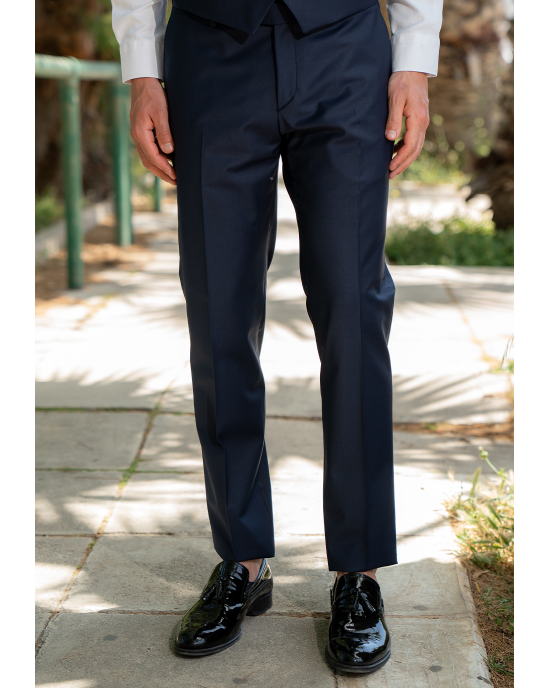 Κοστούμι 19V69 Italia Versace Abbigliamento Antonio μπλε SLIM FIT
