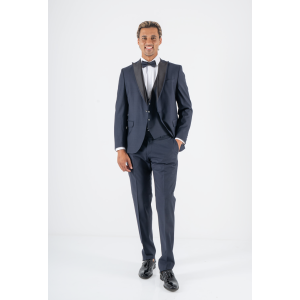 Κοστούμι 19V69 Italia Versace Abbigliamento Adriano Wool μπλε
