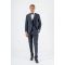 Κοστούμι 19V69 Italia Versace Abbigliamento Adriano Wool μπλε