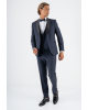 Κοστούμι 19V69 Italia Versace Abbigliamento Bruno Wool μπλε SLIM FIT