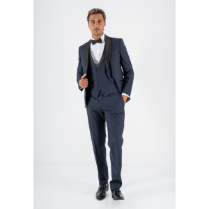 Κοστούμι 19V69 Italia Versace Abbigliamento Bruno Wool μπλε