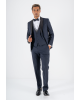 Κοστούμι 19V69 Italia Versace Abbigliamento Bruno Wool μπλε SLIM FIT