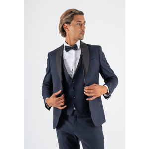 Κοστούμι 19V69 Italia Versace Abbigliamento Bruno Wool μπλε