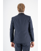 Κοστούμι 19V69 Italia Versace Abbigliamento Bruno Wool μπλε SLIM FIT