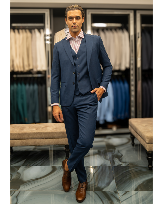 Κοστούμι Artisti Italiani μπλε SLIM FIT
