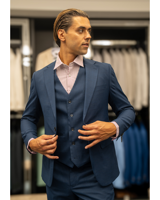 Κοστούμι Artisti Italiani μπλε SLIM FIT
