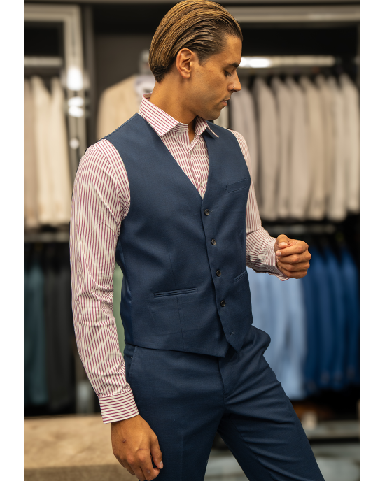 Κοστούμι Artisti Italiani μπλε SLIM FIT