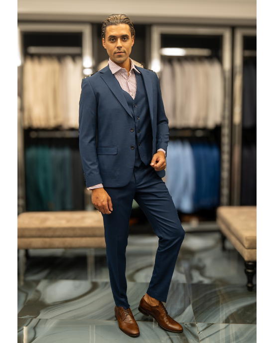 Κοστούμι Artisti Italiani μπλε SLIM FIT