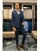 Κοστούμι Artisti Italiani μπλε SLIM FIT
