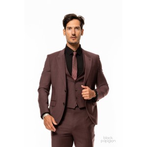 Κοστούμι Hugo μπορντό