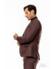 Κοστούμι Hugo μπορντό SLIM FIT