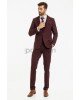 Κοστούμι Black Papigion μπορντό SLIM FIT