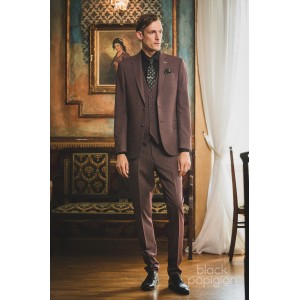 Κοστούμι Black Papigion μπορντό Κοστούμι Black Papigion μπορντό