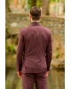Κοστούμι Black Papigion μπορντό SLIM FIT