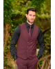Κοστούμι Black Papigion μπορντό SLIM FIT