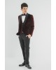 Κοστούμι Versace μπορντό SLIM FIT