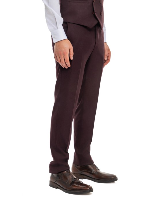 Κοστούμι Black Papigion bordo SLIM FIT