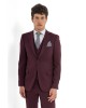 Κοστούμι Black Papigion p.bordo SLIM FIT