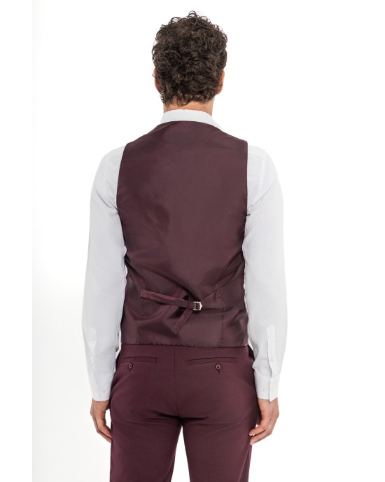 Κοστούμι Black Papigion p.bordo SLIM FIT