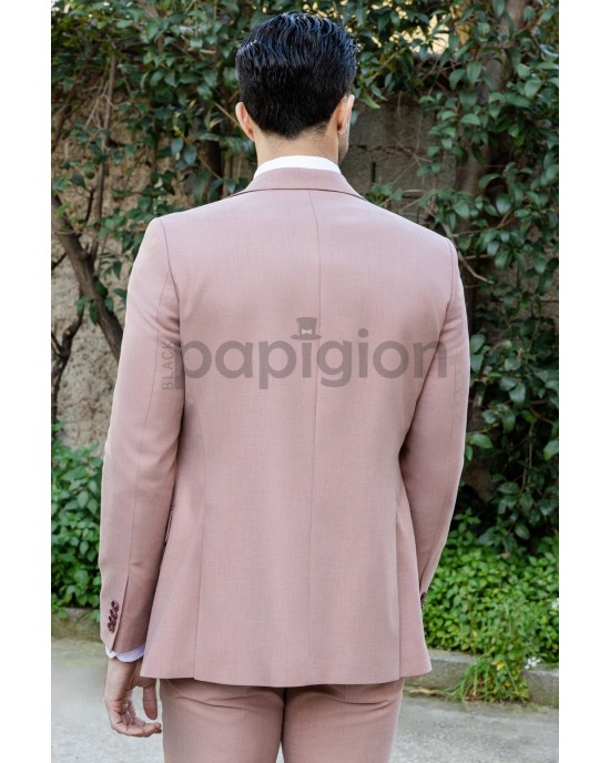 Κοστούμι Tessuti ροζ SLIM FIT
