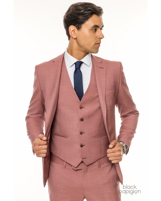 Κοστούμι Artisti Italiani ροζ SLIM FIT
