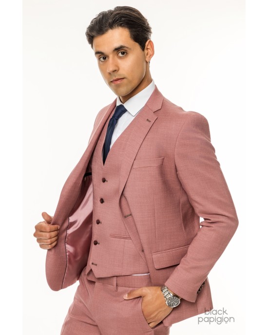 Κοστούμι Artisti Italiani ροζ SLIM FIT