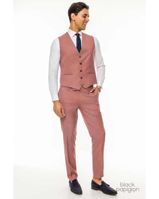 Κοστούμι Artisti Italiani ροζ SLIM FIT