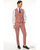 Κοστούμι Artisti Italiani ροζ SLIM FIT