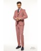 Κοστούμι Artisti Italiani ροζ SLIM FIT