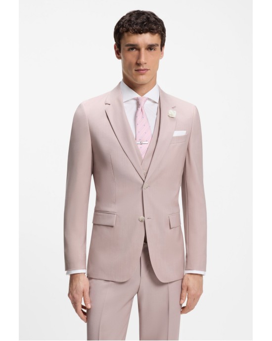 Κοστούμι Boss ροζ SLIM FIT