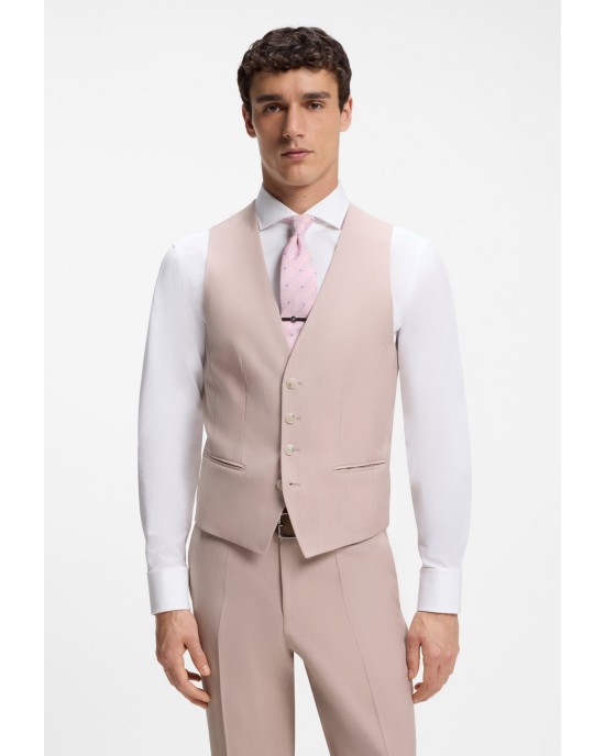 Κοστούμι Boss ροζ SLIM FIT