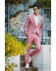 Κοστούμι Black Papigion ροζ SLIM FIT