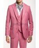 Κοστούμι Black Papigion ροζ SLIM FIT