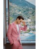 Κοστούμι Black Papigion ροζ SLIM FIT