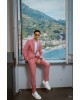 Κοστούμι Black Papigion ροζ SLIM FIT